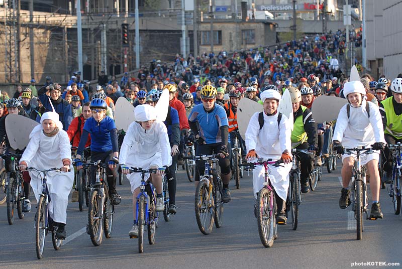 Jarní pražská cyklojízda v roce 2008