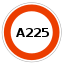 Zakaz vjezdu vsech vozidel (s popiskou A225)