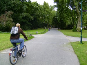 Ukázka defenzivního ježdění v Darmstadtu, foto: Vratislav Filler