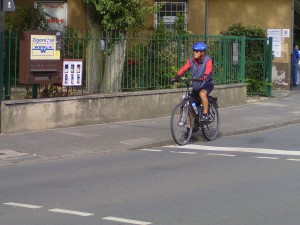 Ukázka praktického ježdění v Darmstadtu, foto: Vratislav Filler