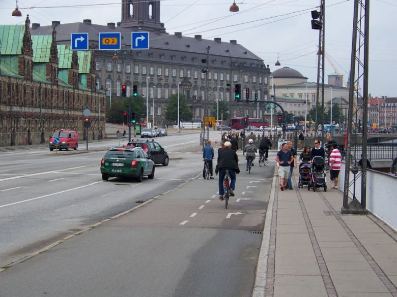 Jak funguje cyklodoprava v Kodani I – uliční stezky