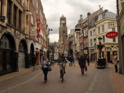 Jízda po holandském Utrechtu