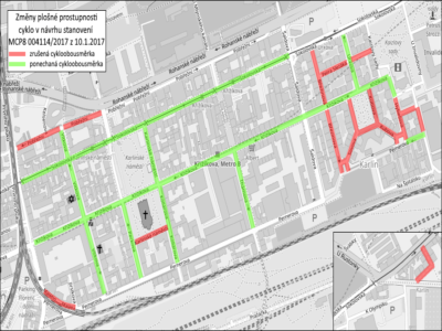 Pomozte zachránit karlínské cykloobousměrky!