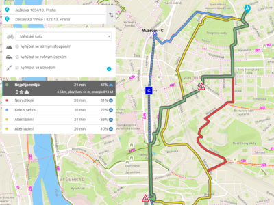 Magistrátní cyklomapy online