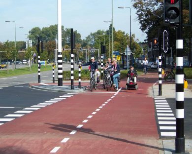 Vychytávky na cyklostezkách v Nizozemsku (2)