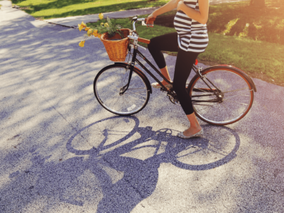 V těhotenství na kole