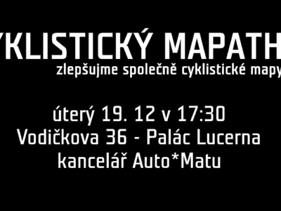 Druhý cyklistický mapathon se blíží