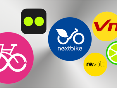 Růžová, modrá, červená, zelená i žlutá: bikesharing v Praze 2020