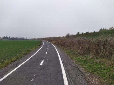 Kilometr nové cyklomagistrály na Praze 14