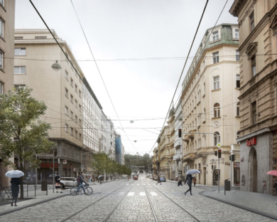 Praha z rekonstrukce Revoluční vyškrtnula tři čtvrtiny plánovaných cyklopruhů