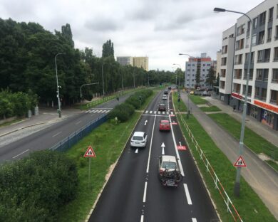 Praha 6 chce na Patočkově přidat buspruh, ubyl by cyklopruh a 2 metry zeleně