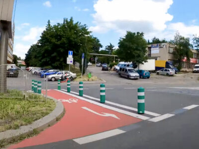 Tři nové cykloobousměrky v pražských Vršovicích