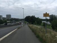 Napojení na cyklotrasu A2 vedoucí po pravém břehu Vltavy. Zdroj: Jiří Motýl