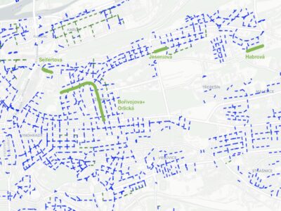 Praha 3 příští rok nejspíš získá 5 nových cykloobousměrek