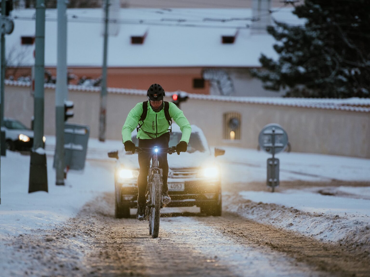 Winter cycling poses greater challenges to cyclists Zdroj: Jan Hromádko