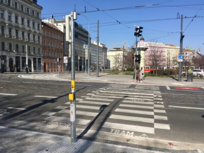 Rekonstrukce křižovatky Těšnov zlepšila její prostupnost