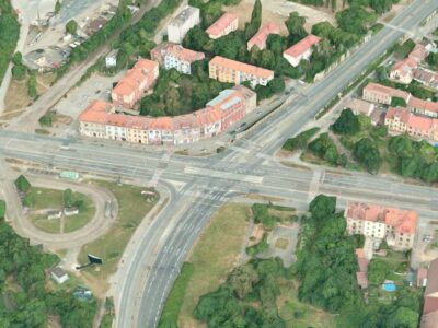Praha rozšíří křižovatku Průmyslové a Poděbradské. Počítá se s cyklopřejezdy