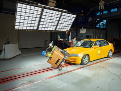 Co napověděly crash testy německého autoklubu o přepravě dvou dětí na kole?