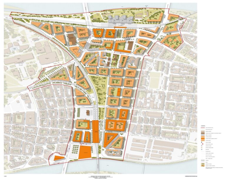 Územní studie Bubny - Zátory definuje šířky profilů, do kterých se chráněná, oddělená cyklistická infrastruktura souvisle nevejde. Zdroj: Praha 7, IPR