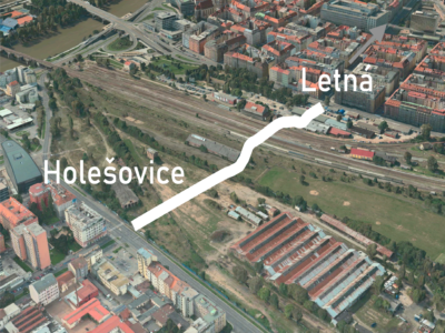 Praha 7: na podzim vznikne cyklistická a pěší propojka Holešovic a Letné
