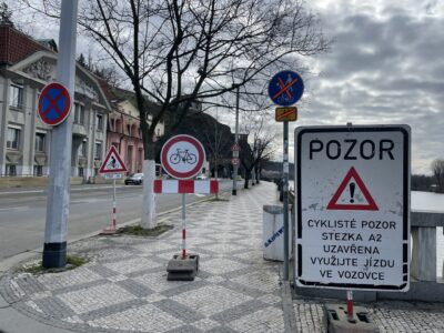 Praha zahájila druhou fázi rekonstrukce cyklostezky v Podolí