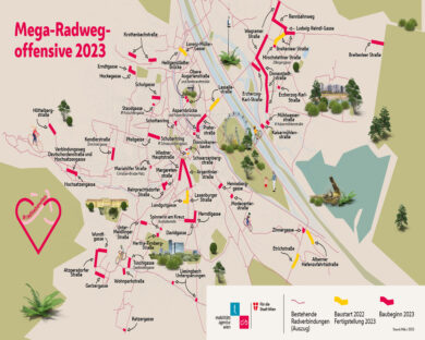 Vídeň představila plán cyklostezek pro roky 2023 a 2024