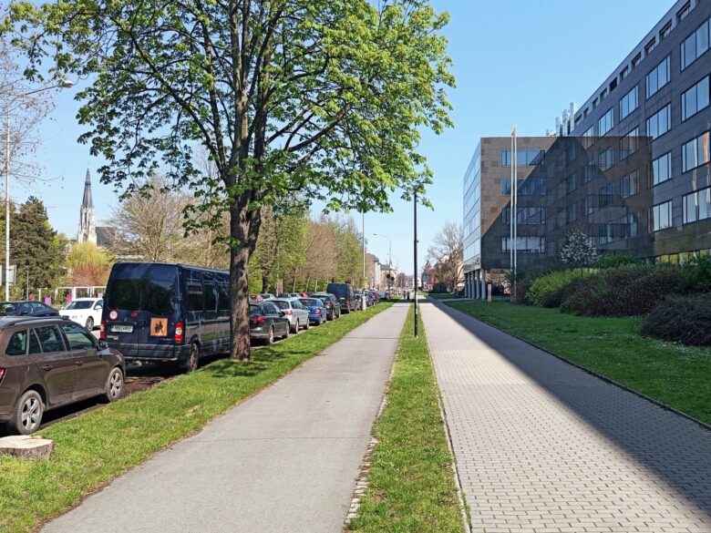 V centru Olomouce vznikne nová oddělená cyklostezka