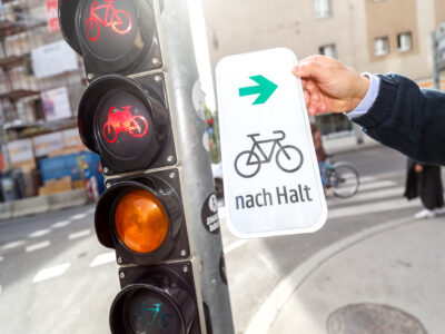 Vpravo i na červenou? Vídeň to cyklistům umožní na 330 semaforech