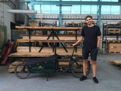 Jakub from DUBA Joinery: A cargo bike as a comfortable means of transportation