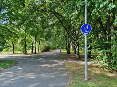 Prague 6 has marked a new pathway along Ankarská