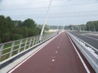 Hotový most-odbočka do sídliště IJburg. Zdroj: Václav Kříž