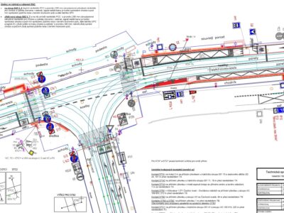 A cycling crossing and a cycling-trafficable tram stop will be created in the vicinity of Čechův Bridge