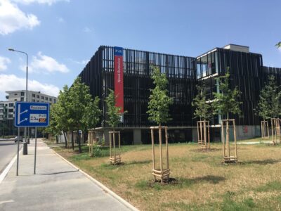 The Nové Butovice Park and Ride facility also includes bike storage