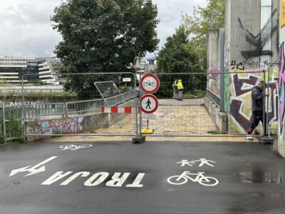 Praha: Lávka Libeň na cyklotrase A2 je na 43 dní uzavřena