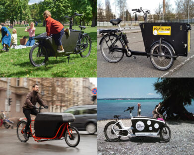 Where can you rent a cargo bike in Czechia?