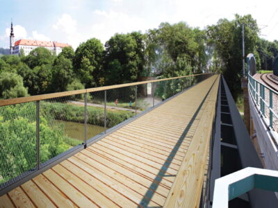 Děčín has been granted a subsidy of 43 million CZK for a pedestrian bridge for cyclists over the Elbe and Ploučnice rivers