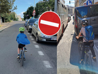 S dětmi na kole mezi hazardem a ilegalitou