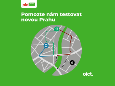 The Lítačka application is testing multi-modal transportation search functionality