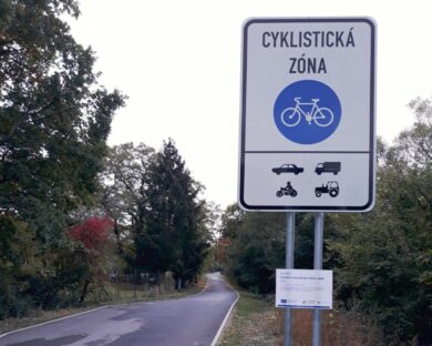 Žatec completed a cycling zone along the Ohře River