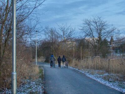 Cyklostezka Běchovice – Újezd nad Lesy získala veřejné osvětlení