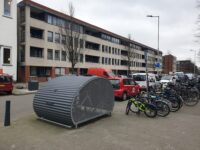 A bike box in Rotterdam. Zdroj: Suzanne Verhaar