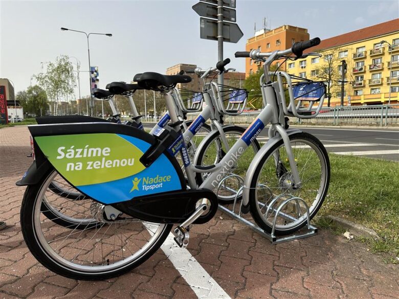 Shared bikes are now also available in Most. What is the infrastructure there like?