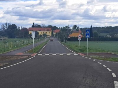Last year, a cycle path connecting Kbely and Ctěnice Castle was completed