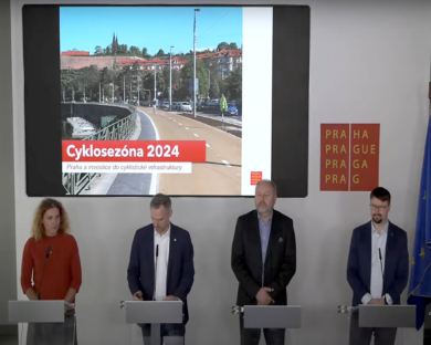 Prague City Council introduced its cycling plans for 2024