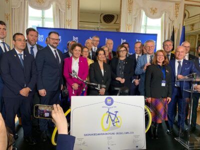 Historický milník: Byla přijata Evropská cyklistická deklarace