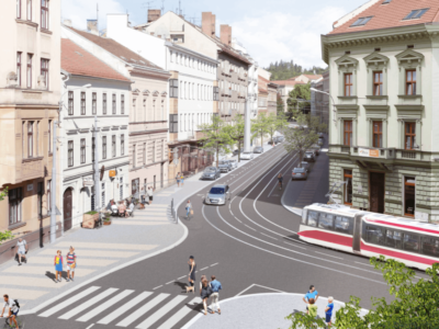 We know what reconstructed Údolní Street in Brno will look like
