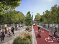 Vizualizace výsledné podoby Argentinské ve Vídni. Zdroj: Radfahrer Wien