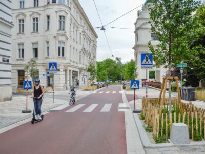 Argentinská ulice ve Vídni se mění v&nbsp;cyklistickou&nbsp;ulici