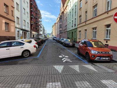Prague 7: Holešovice gains a comprehensive two-way bike lane network
