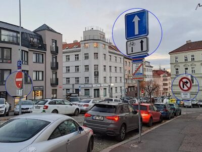 Čtyři kilometry nových cykloobousměrek v&nbsp;horní Libni: Nenápadné, ale&nbsp;zásadní zlepšení